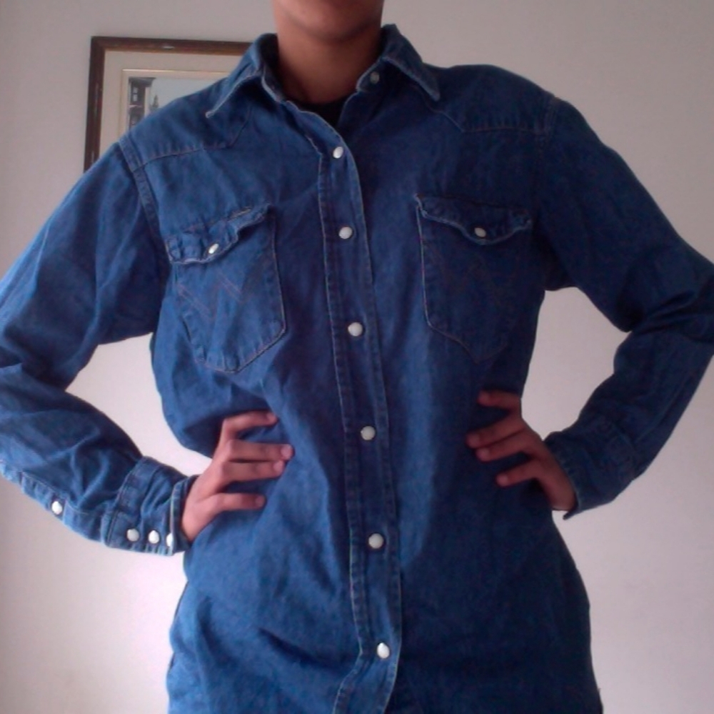 ❤SALE❤ Vintage Wrangler Western Denim Shirt